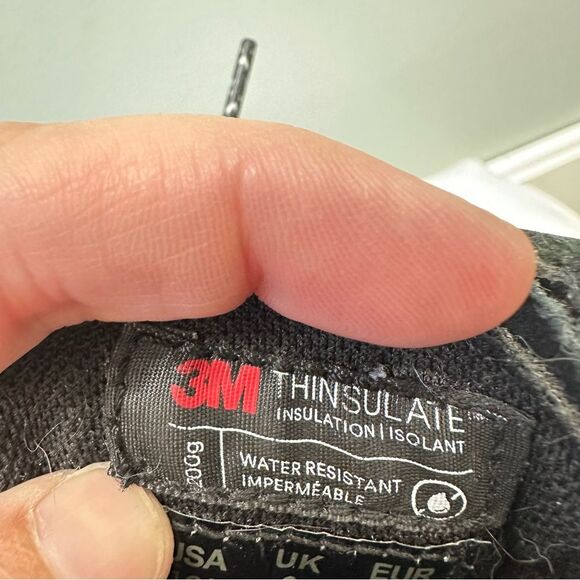 Wolverine EPX water resistant black leather winter work boots women's 10. - Picture 6 of 7